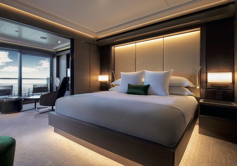 First photos revealed of the £250million megayacht Evrima by luxury hotel group Ritz-Carlton