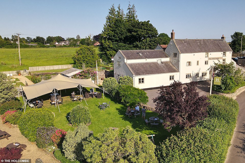 A review of The Holcombe restaurant with rooms in Somerset, offering mouthwatering food and views