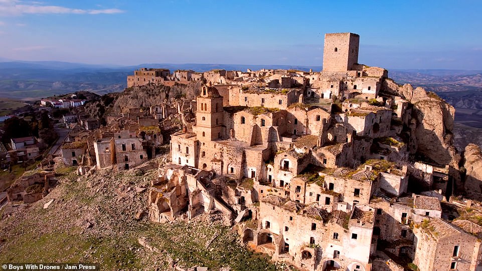Drone footage goes inside Craco, an ancient Italian ghost town that appeared in Quantum of Solace