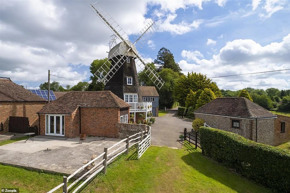 Grade II listed windmill in Kent is for sale on Zoopla for £995k