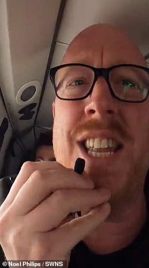 Traveller films his 74-second trip on the world’s shortest flight between two Scottish islands