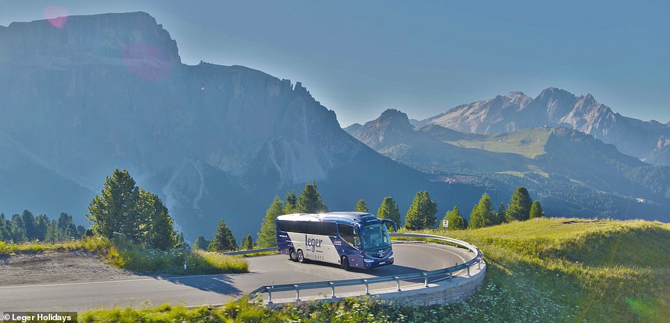 The incredible European tours on luxury coaches that feature touchscreen TVs, lounges and toilets