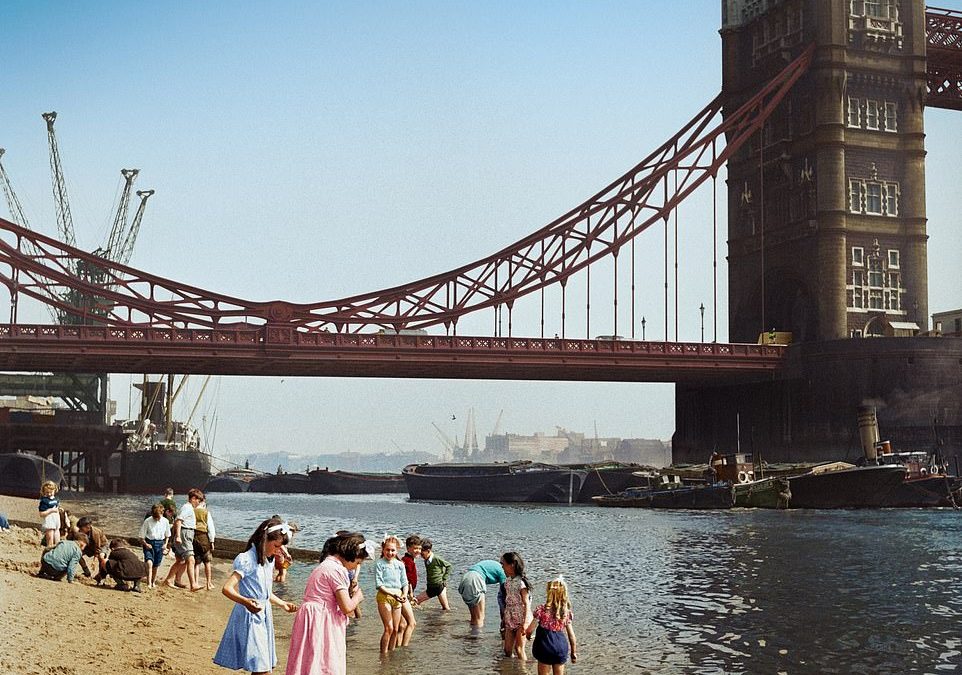 Book brings photos of bomb devastation and the Victorian everyday in London ‘back to life’ in colour