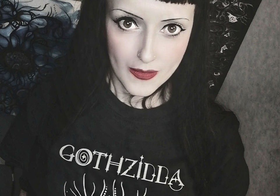 Britain’s biggest goth loves living in her spooky house complete with coffin-inspired furnishings