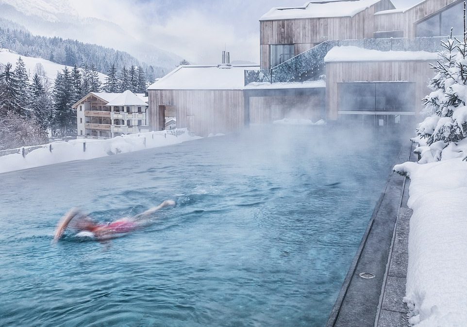 Inside a seriously relaxing Austrian ski hotel that offers a spa, sushi and a heavenly infinity pool