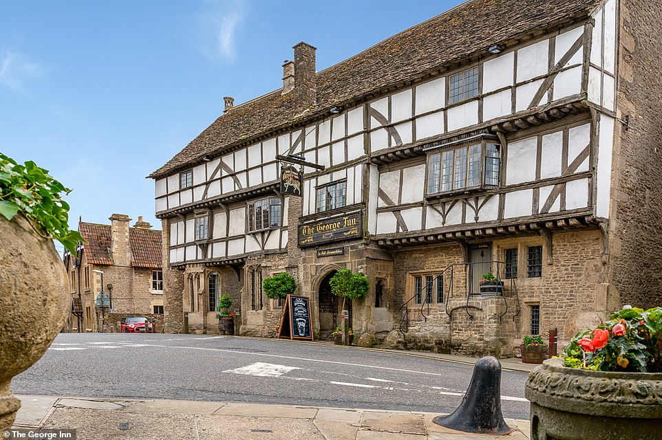 Inside The George, a charming pub with rooms in Somerset that’s said to be Britain’s oldest tavern 