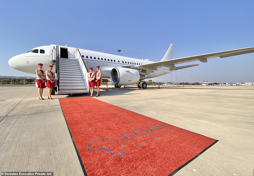 World’s most expensive safari: Guests on trip costing $165,300 will fly on an Emirates PRIVATE JET