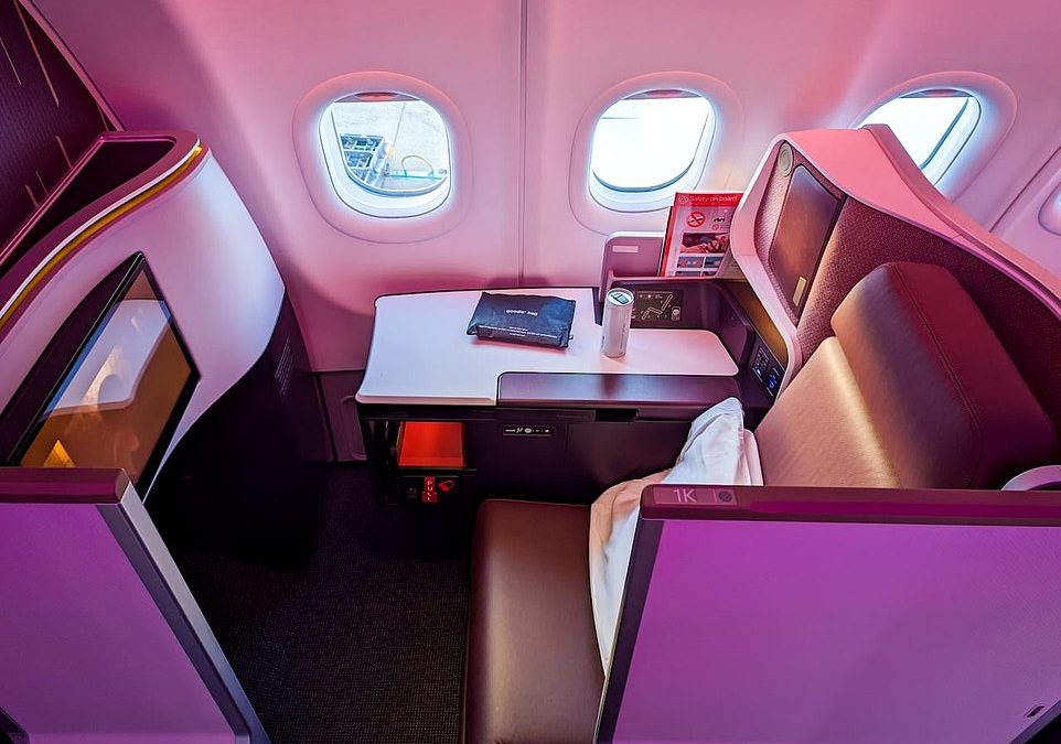 ‘It’s phenomenal’: GILBERT OTT reviews business class on Virgin Atlantic’s brand new Airbus A330neo