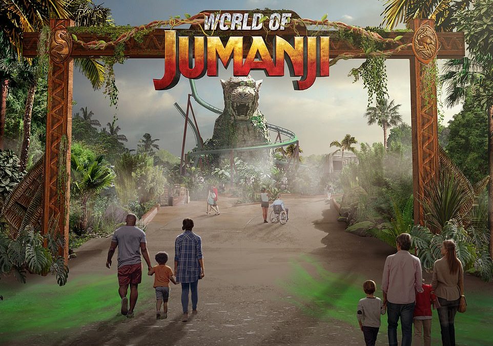 UK will become home to the first-ever Jumanji-themed park, opening at Chessington in 2023