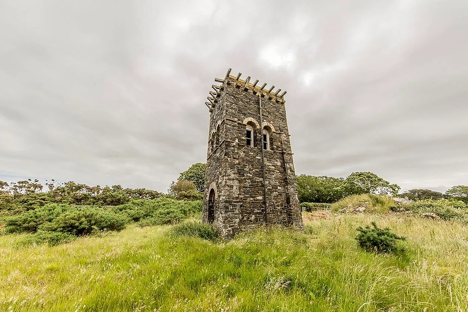 Isle of Man water tower with planning to be a Grand Design is for sale