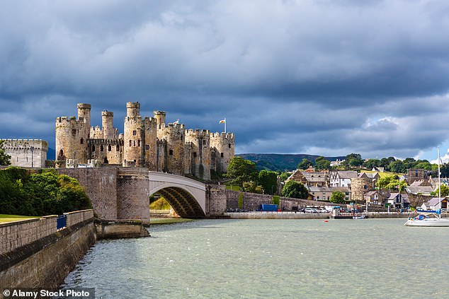King of the castles: Wales may be out of the World Cup – but the medieval town of Conwy is a winner