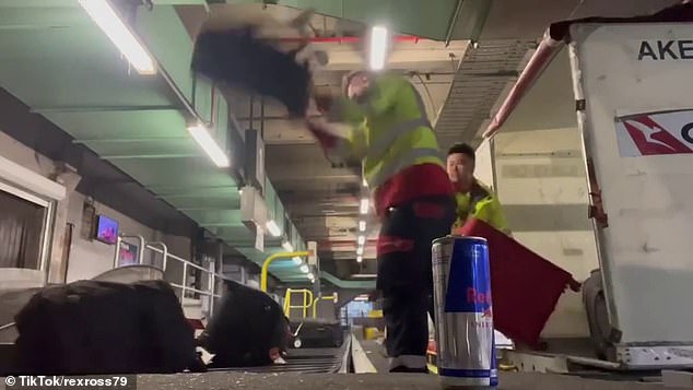 Swissport baggage handlers sacked after footage showed them trashing passengers’ luggage