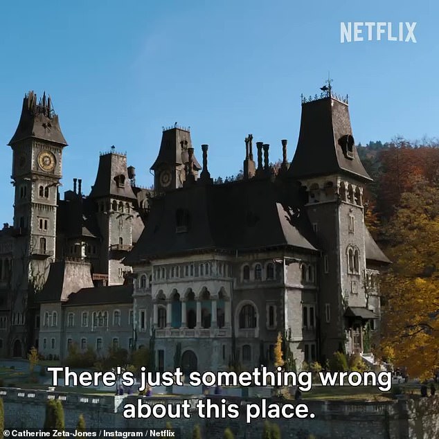 The REAL Nevermore Academy! Netflix hit show Wednesday was filmed at Romanian castle