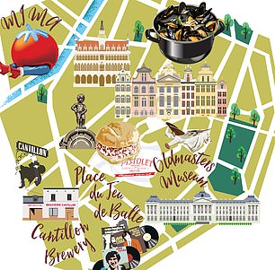 Brussels for under £100 a night! The Belgian city offers Europe’s finest frites, beer and chocolate