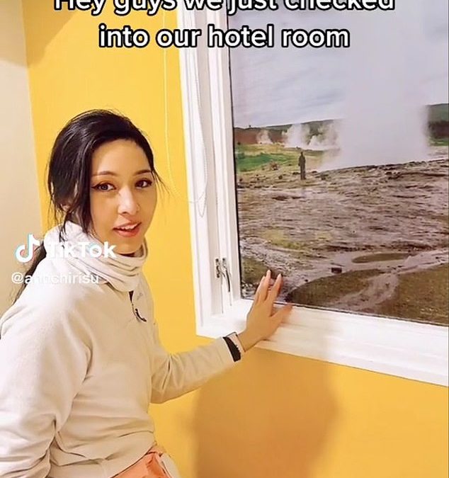 Disappointed guest opens hotel window to find it looks onto a corridor