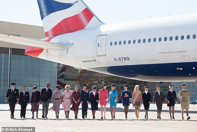 How BA’s uniform has evolved over more than a century of aviation history 