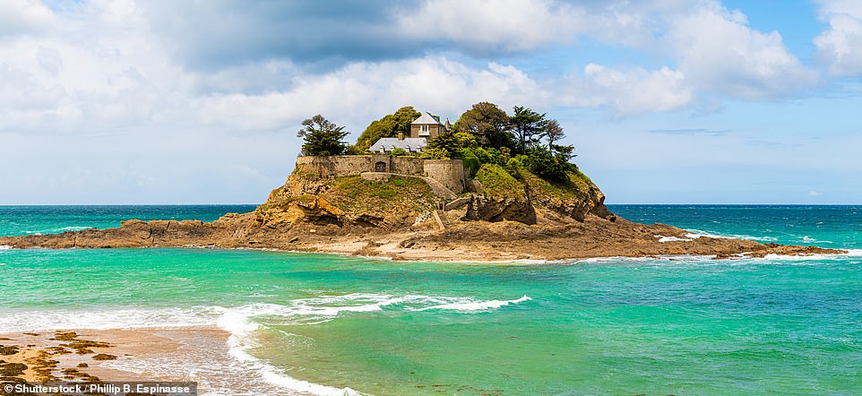 Pictured: The incredible array of archipelagos and islands that lie off the coast of mainland France