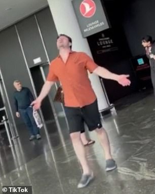 Shocking moment breeder screams at airport staff after airline prevents him from seeing his dogs