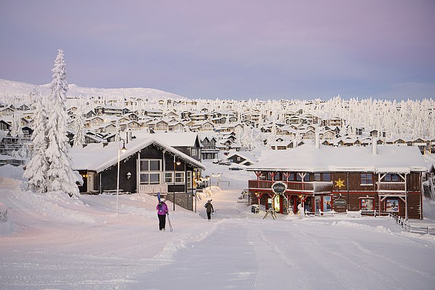 The joys of beating the rush with an early morning ski pass in the Norwegian ski resort of Trysil