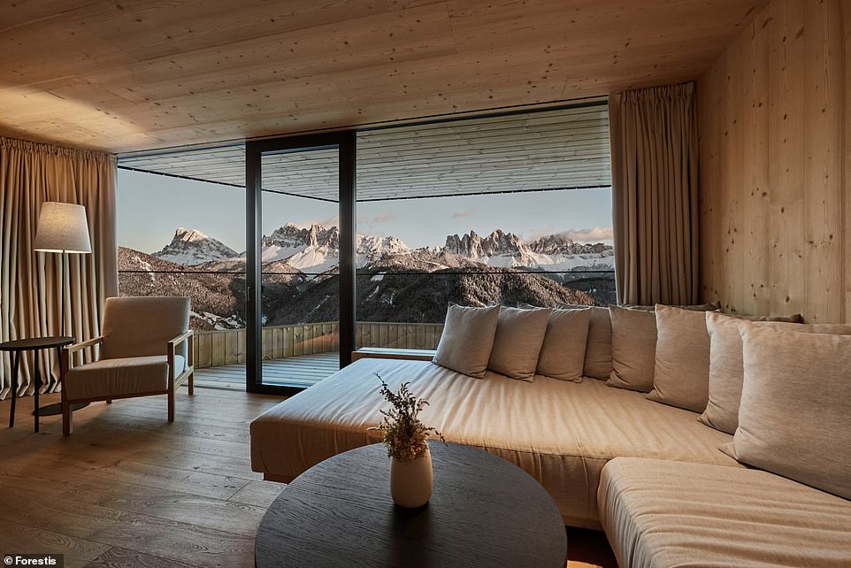 ‘The most impressive hotel I’ve ever set foot in’: HARRIET SIME is wowed by this Italian ski retreat