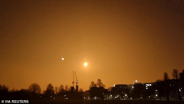 Astonishing moment asteroid explodes over the Channel creating a fireball