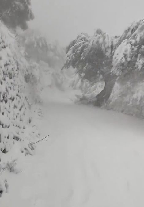 Storm Juliette: Mallorca is hit by TWENTY INCHES of snow and 25ft waves