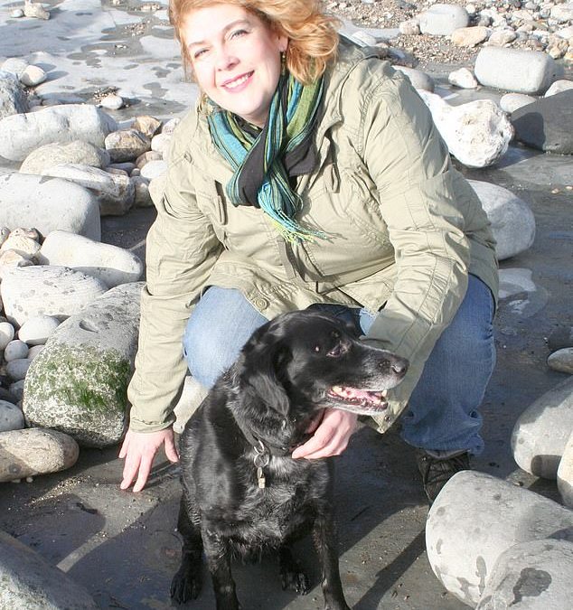 A 200million-year-old fossil found on a beach by a rescue dog goes on display 