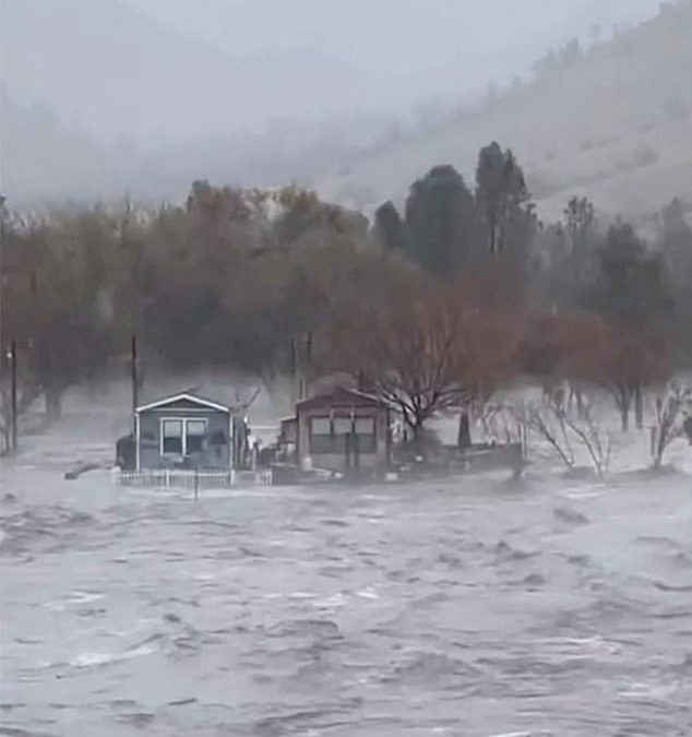 California has been inundated by 78 TRILLION gallons of water during historic wet winter