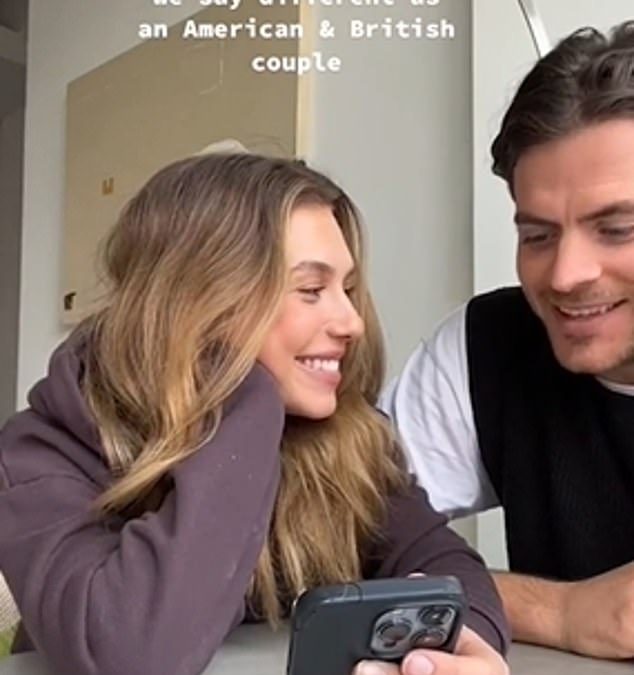 American-British couple reveal the different words they use to describe the same thing