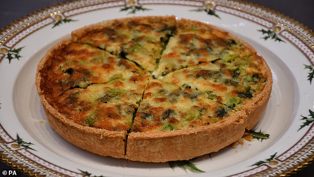 Quiche Le Reign! Cooked up in the Palace kitchen, it’s the official taste of the celebration…