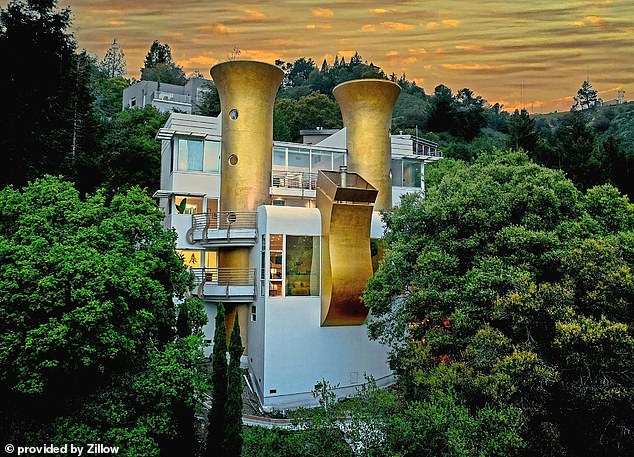 Stunning California mansion in shape of SAXOPHONE goes on sale for $2M