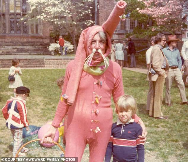 VERY awkward family photos show Americans celebrating Easter in cringeworthy style