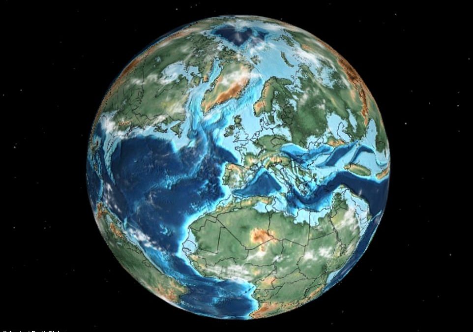 Where was YOUR home at the time of the dinosaurs? Check out this map