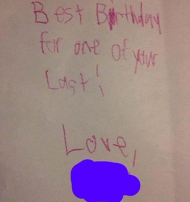 Handmade cards from children are unintentionally hilarious
