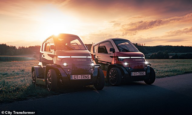 Incredible ‘minicar’ features retractable wheels allowing it to easily ride through narrow spaces