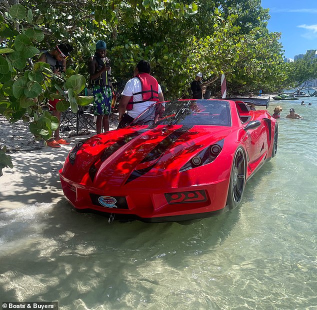 Pictured: The incredible $55,000 ‘JetCar’ – a cross between a jet ski and a Corvette