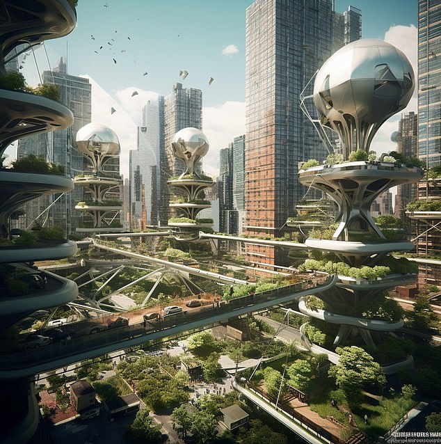 What 10 American cities will look like in 2050, predicted by AI