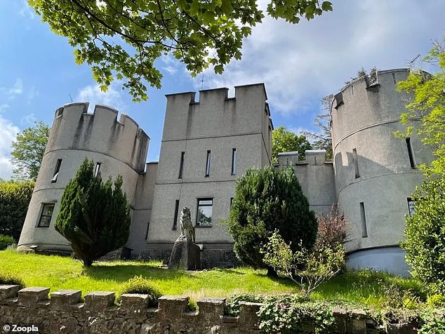 Converted terrace home with castle turrets can be yours for £190k