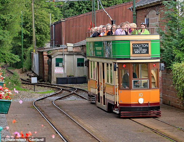 Inside the charming Devonshire town of Colyton, home to a delightful vintage tram service