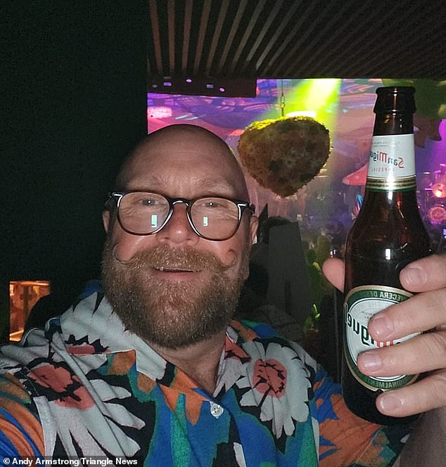 Club Class! Grandfather takes £23 Ryanair flight from Newcastle to Ibiza for a night of partying in Pacha… because there was nothing to watch on TV