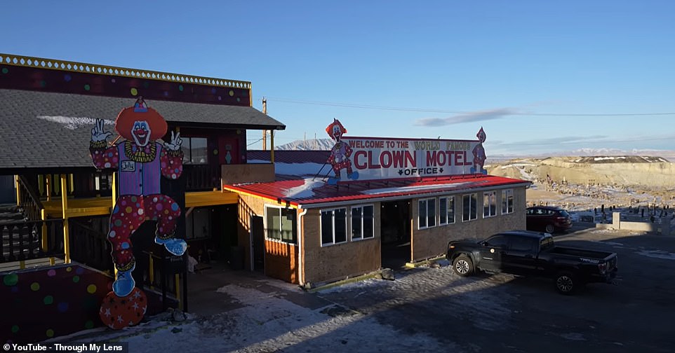 Father and son document nightmare stay inside Nevada’s terrifying CLOWN Motel – as they hunt for ghosts hiding within 3,000 leering dolls, EXORCIST suite, and neighboring graveyard