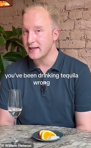 You’ve been drinking tequila… all wrong! Etiquette expert William Hanson reveals that the ‘noble drink’ is not given the respect it deserves (and that’s probably the fault of Americans)