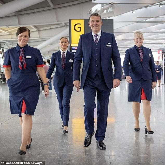 Eighty-eight per cent of cabin crew give the new British Airways uniform the thumbs down in online poll – declaring it ‘frumpy’, ‘old-fashioned’ and ‘blah’