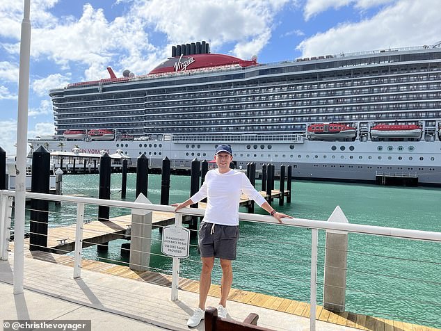 I live on Virgin cruise ships! Meet the passenger who went on a 5-day trip on Scarlet Lady and loved it so much he relocated to the high seas and has now clocked up 43 voyages