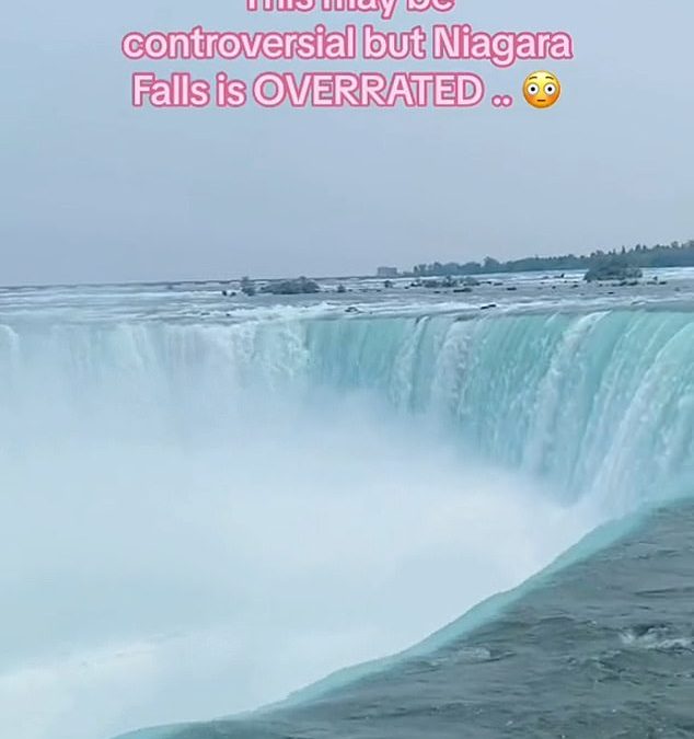 I went to Niagara Falls and HATED it – the water was dirty, the crowds were insane and it’s basically the VEGAS of Canada