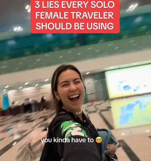 I’m a female solo traveller – here are three LIES I tell men wanting to chat