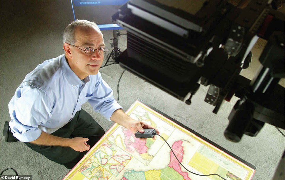 Meet the history buff who has collected more than 200,000 maps, from a ‘beautiful’ 1800s survey of London to a rare illustration that Flat Earthers believe proves their point…
