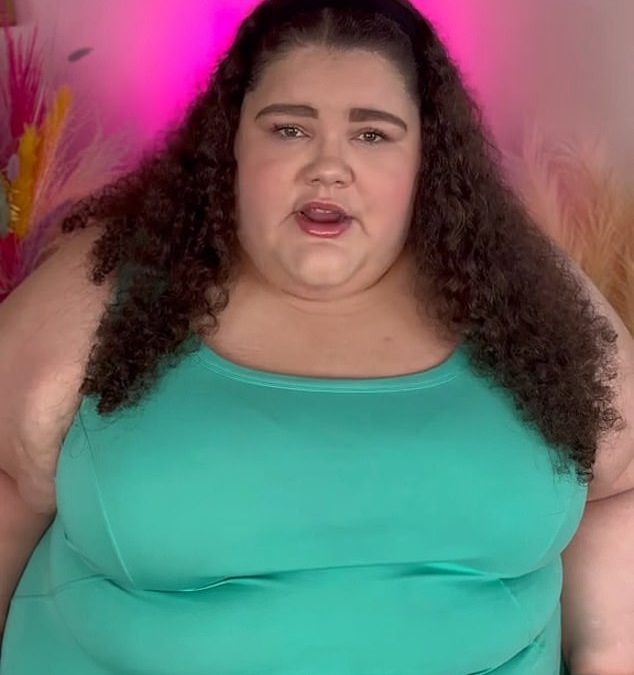 Plus-size travel influencer who demanded other passengers pay for obese flyers’ extra seats now calls on hotels to enlarge HALLWAYS to help fat guests
