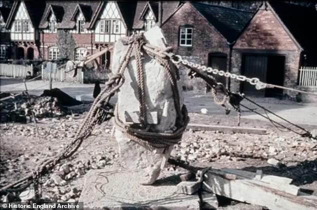 Revealed: The World Heritage ancient stone circle at Avebury is FAKE – with photographs showing that the stones were actually erected in the 1930s… and some are upside down