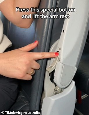 Flight attendant reveals secret button that’s hidden on plane seats – and why pressing it could make your plane journey more comfortable